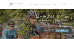 Desktop Screenshot of cycleforindependence.org